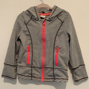 Gymgo Gymboree striped zip up hoodie. Size 2.